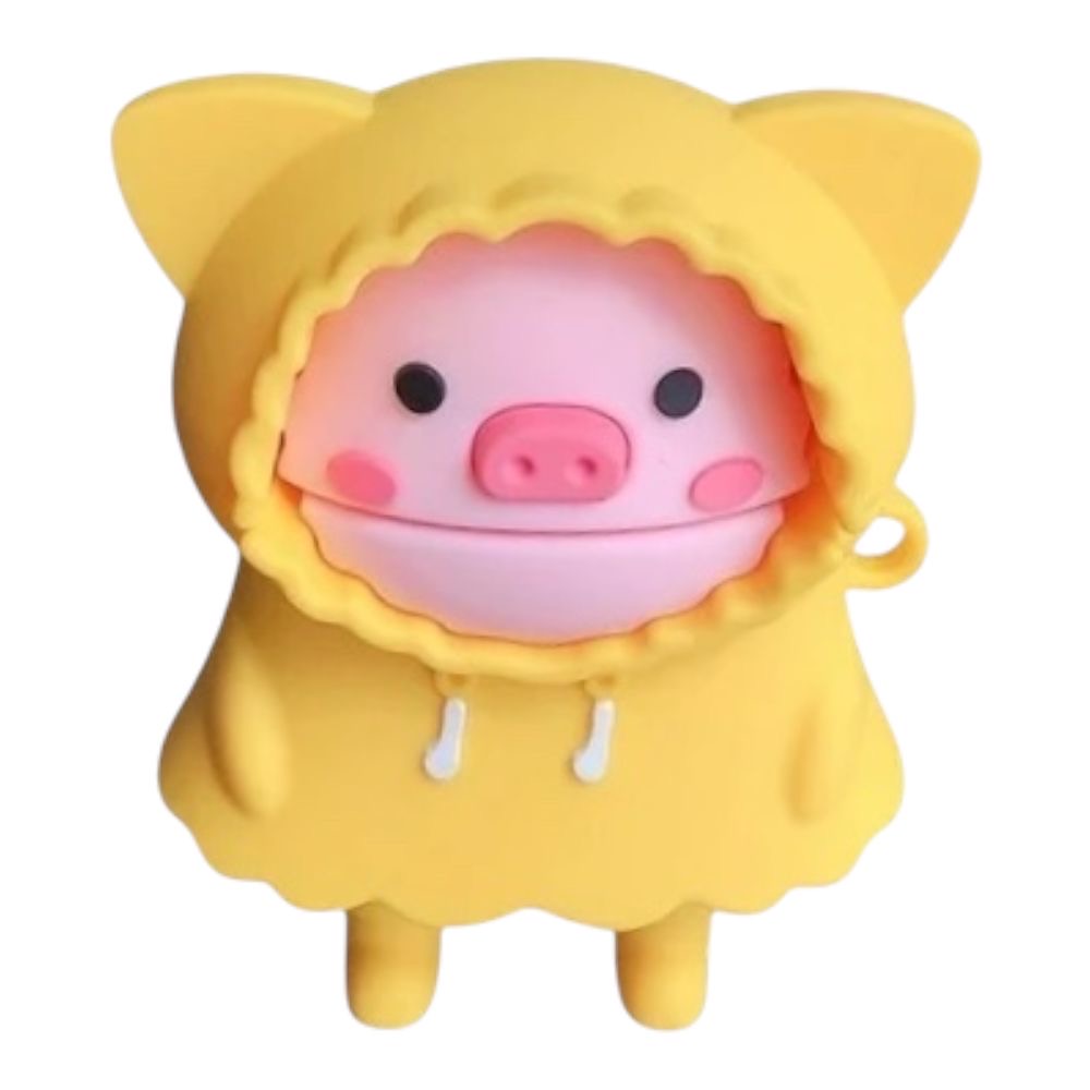 Estuche – Cerdito con Sudadera Amarilla para AirPods 3
