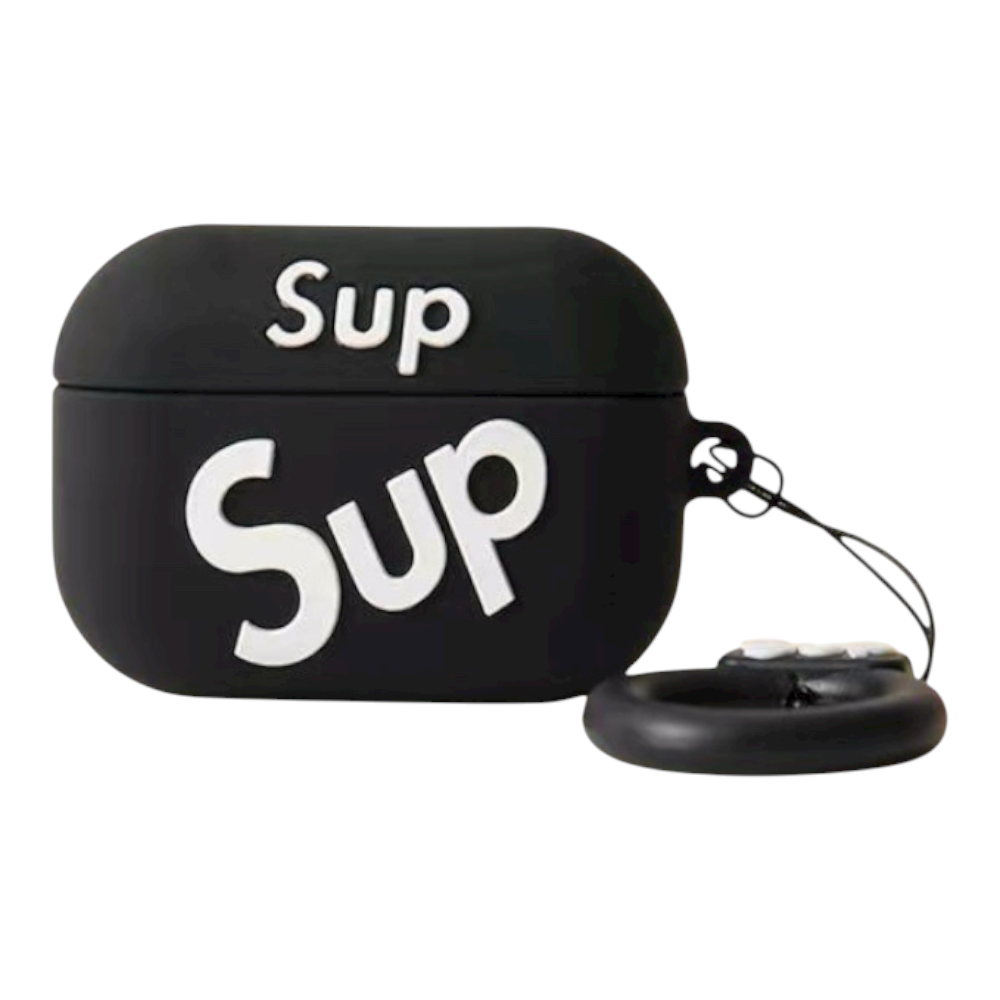 Estuche – Sup negro  para AirPods Pro 1 y 2