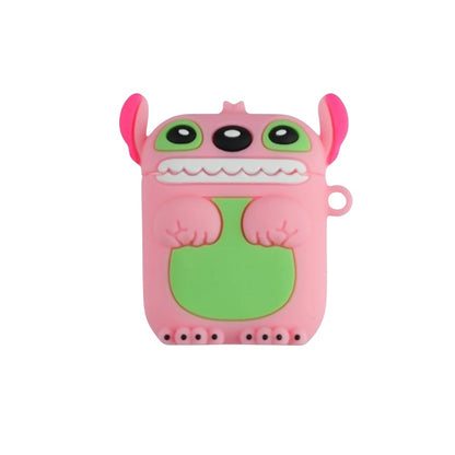 Estuche - Stitch Rosado para AirPods 1 y 2