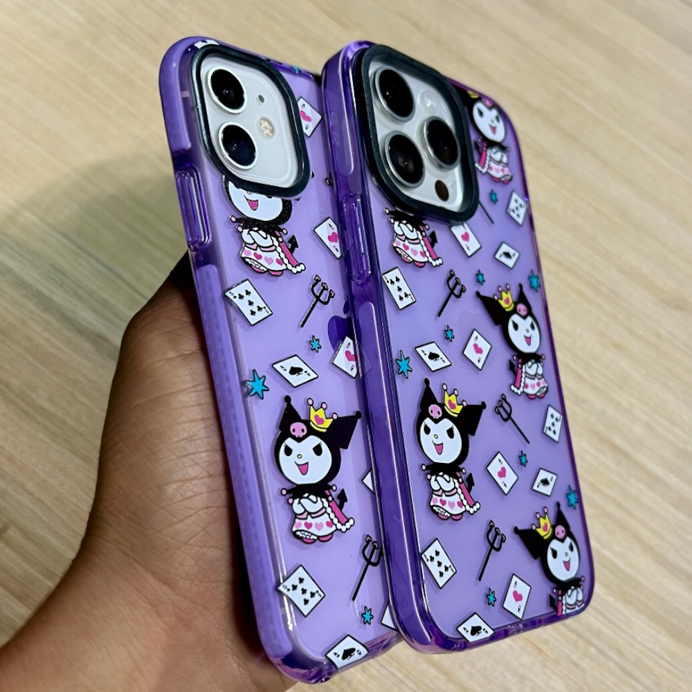 Estuche - Kuromi Princesa para iPhone 16 normal