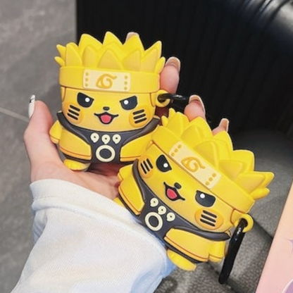 Estuche – Diseño Anime Pikachu Ninja para AirPods Pro 1 y 2