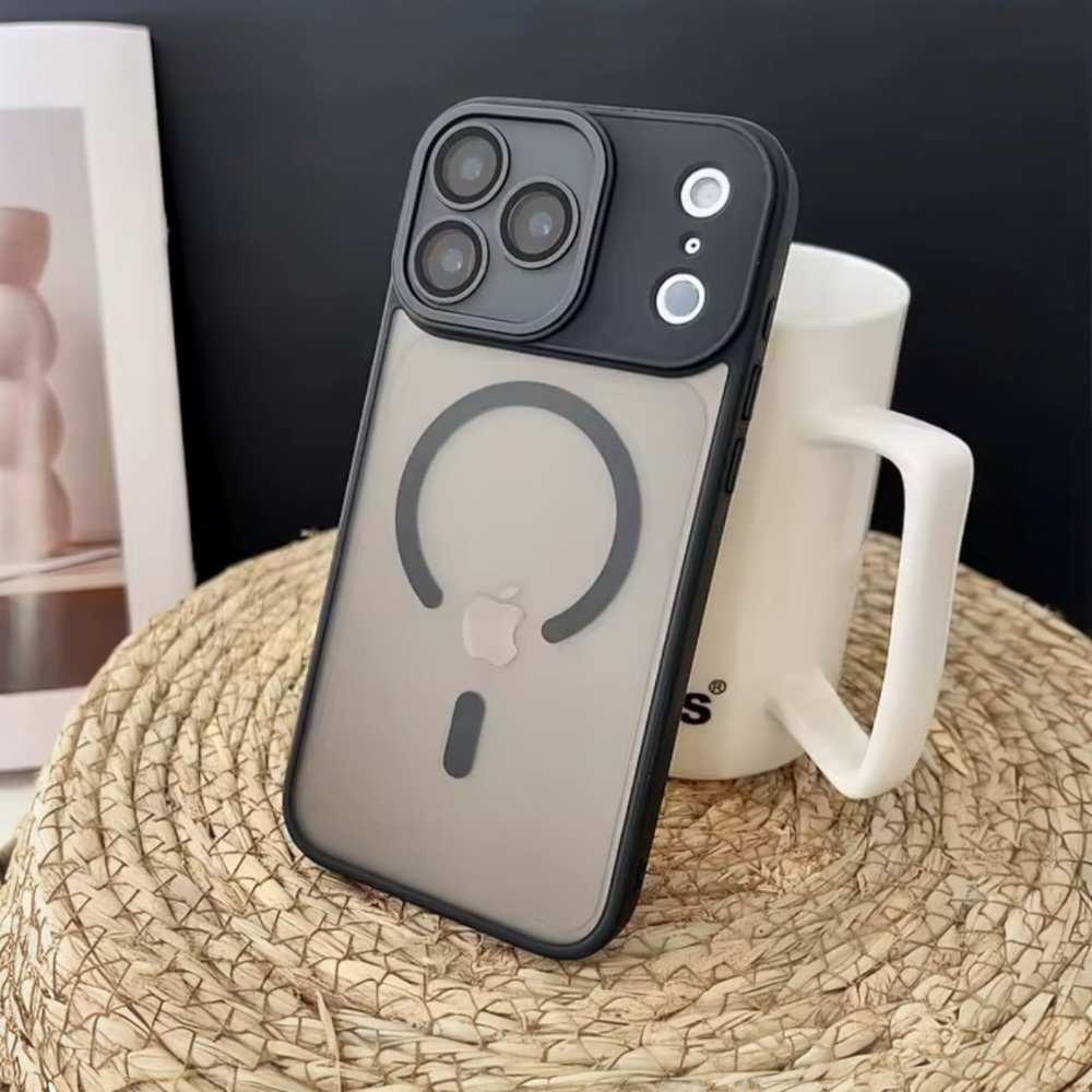 Estuche - Luxury Lens antishock negro para iPhone iPhone 17 Air