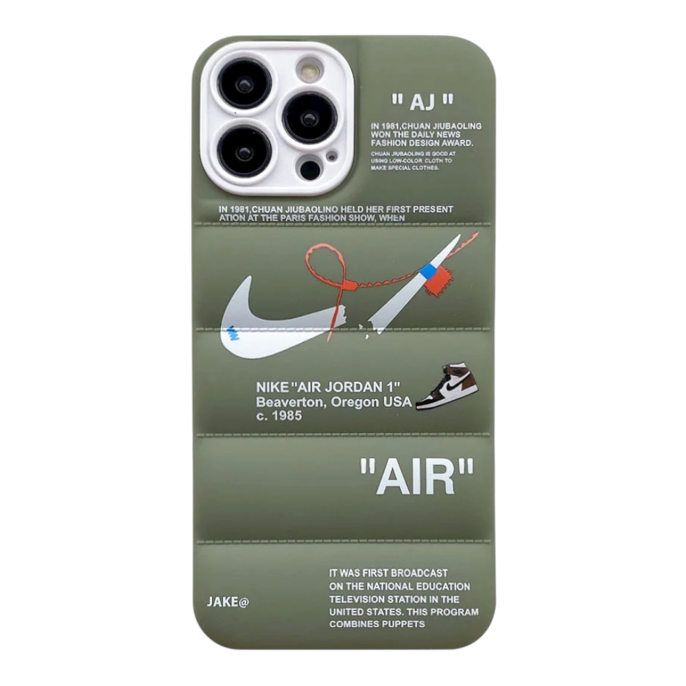 Estuche - Nike puffer verde para iPhone 14 Plus