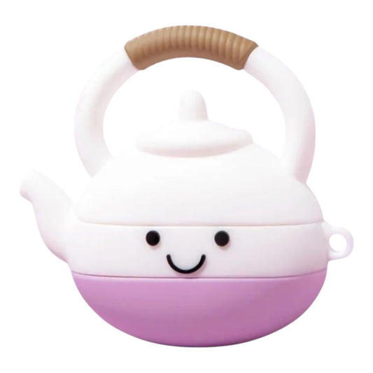 Estuche – Tetera Cute Morada para AirPods 4