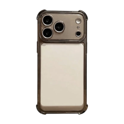 Estuche - Shockproof con orilla reforzada transparente negro para iPhone 17 Air