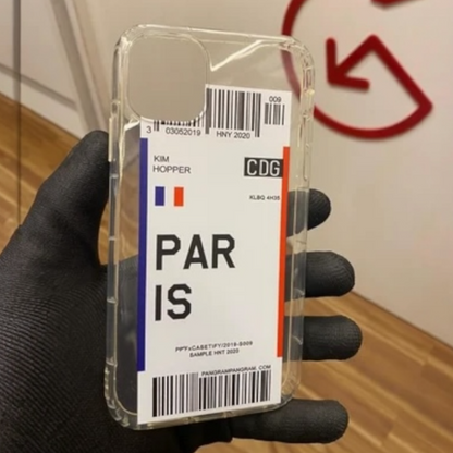 Estuche - Paris ticket para iPhone 7/8/SE