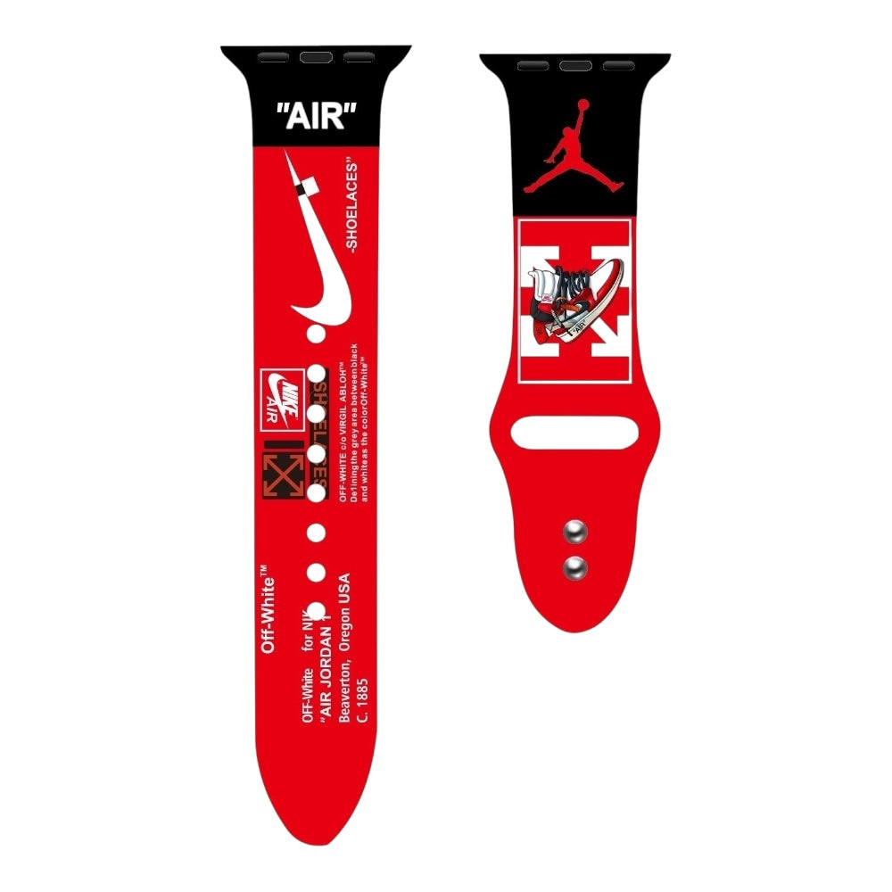 Pulsera - Jordan Air deportiva rojo para Apple Watch