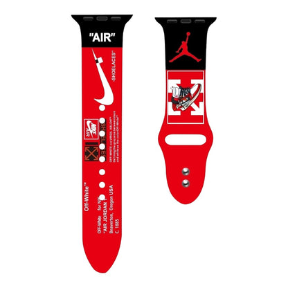 Pulsera - Jordan Air deportiva rojo para Apple Watch