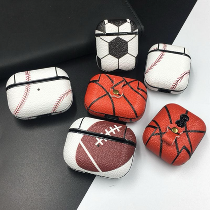 Estuche – Cuero Beisbol  duro para AirPods Pro 1 y 2