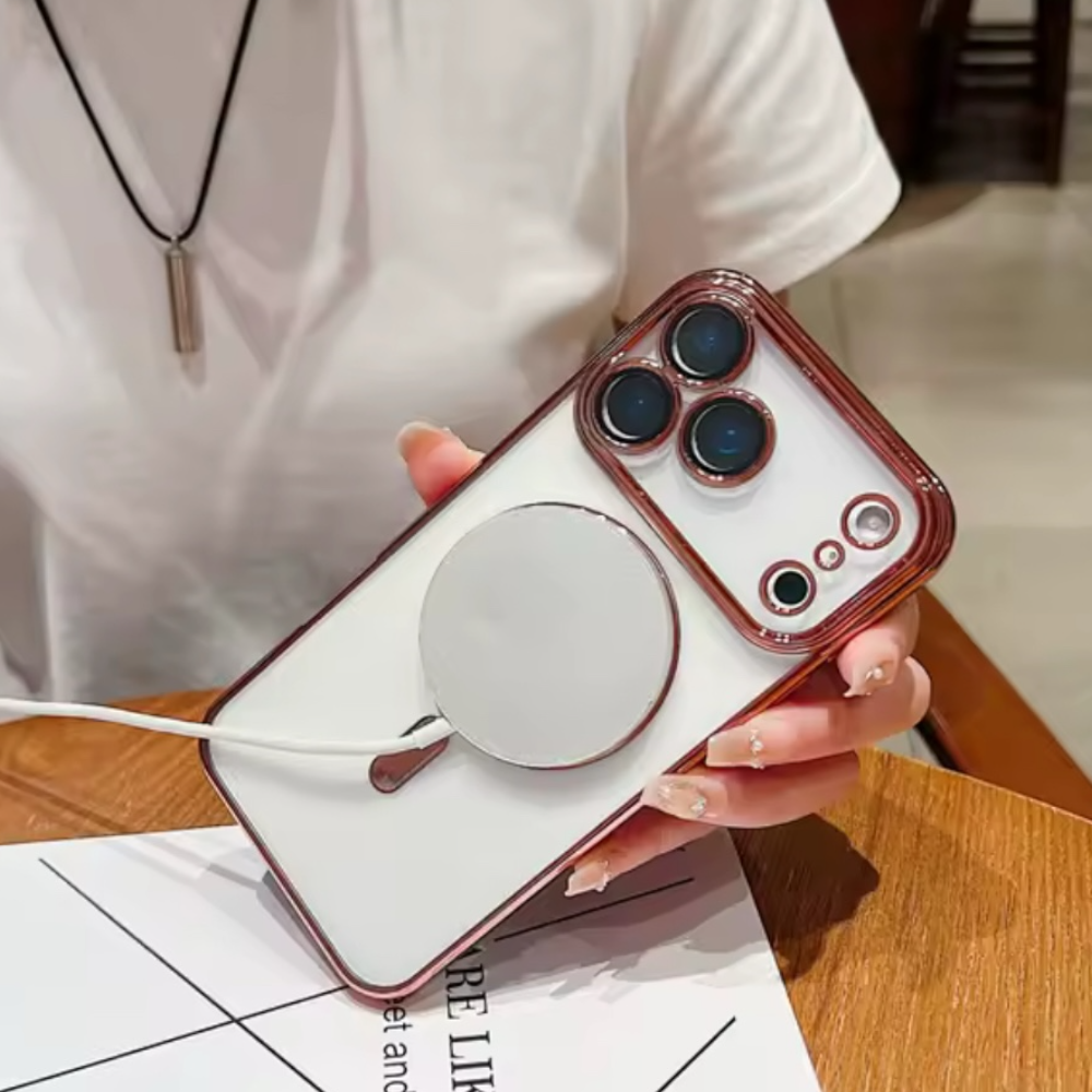 Estuche - Magnético Luxe Rosado para iPhone 17 air