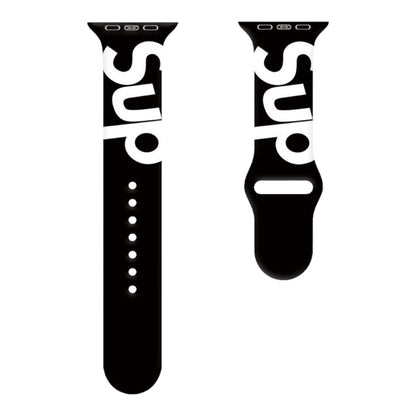Pulsera - Supreme deportiva negro para Apple Watch