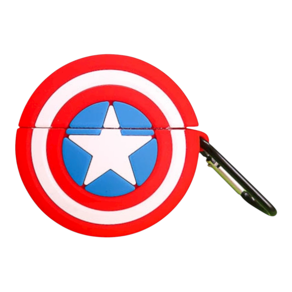 Estuche – Escudo capitán América  para AirPods Pro 1 y 2