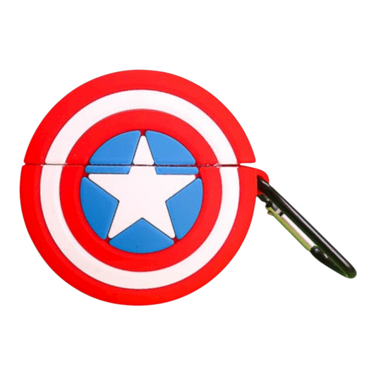 Estuche – Escudo capitán América  para AirPods Pro 1 y 2