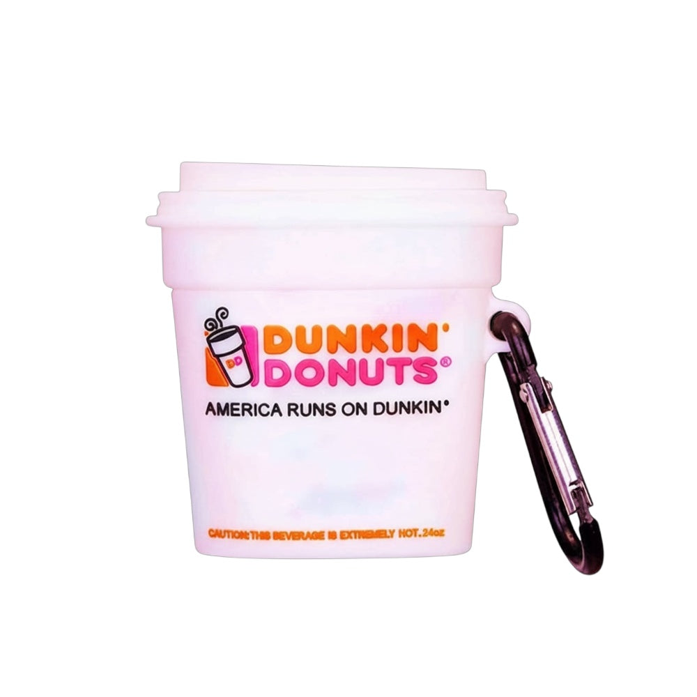 Estuche – Dunkin Donuts vaso blanco para AirPods 1 y 2