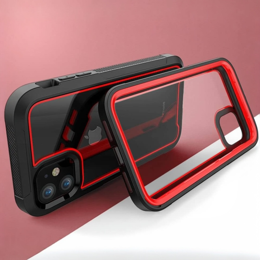 Estuche - Otter box Híbrido rojo para iPhone 13 normal