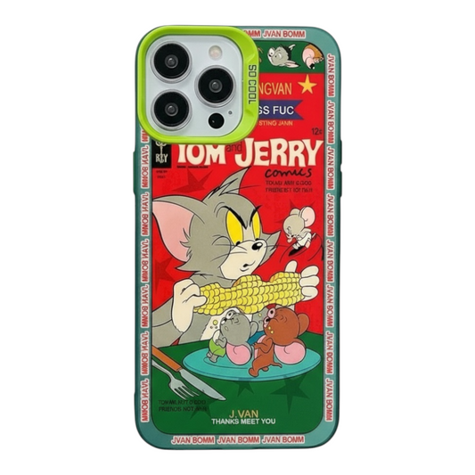 Estuche – Tom y Jerry para iPhone 14 Pro