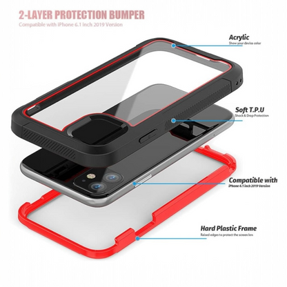 Estuche - Otter box Híbrido rojo para iPhone 13 normal