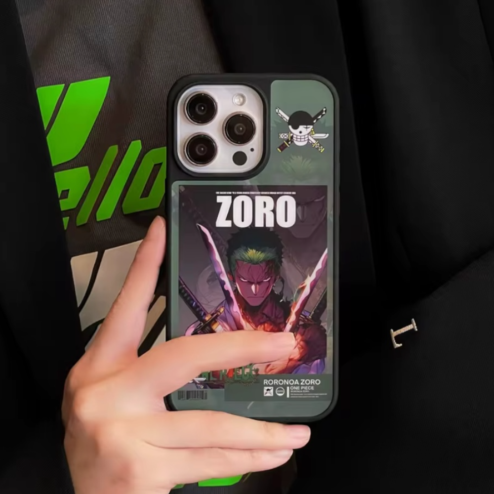 Estuche - Zoro Roronoa de one piece para iPhone 13 normal
