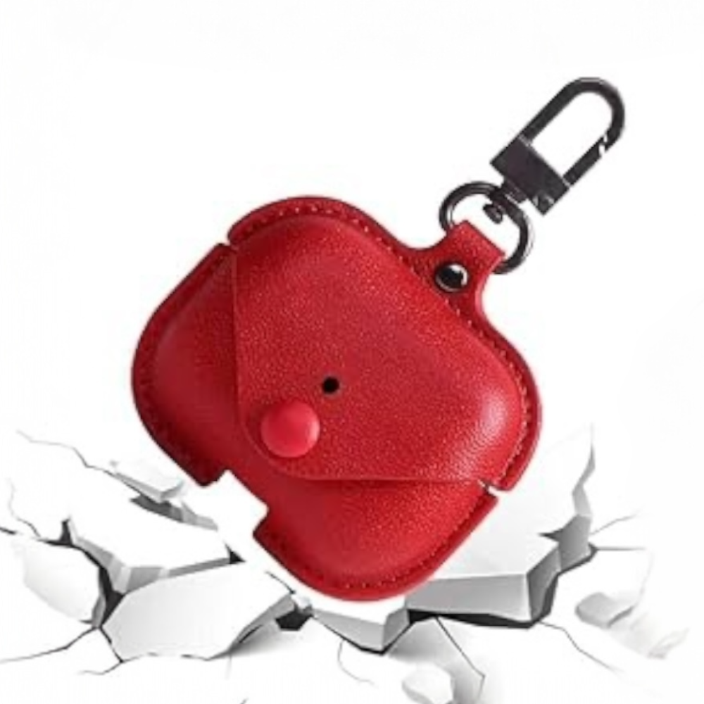 Estuche – Cuero Rojo para AirPods Pro 1 y 2