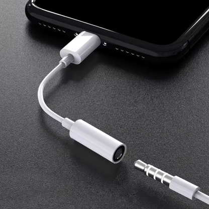 Cable - Adaptador USB-C a auxiliar Jack 3.5mm