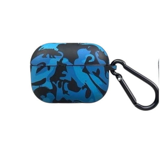 Estuche – Diseño Camuflaje Azul Urbano para AirPods 1 y 2