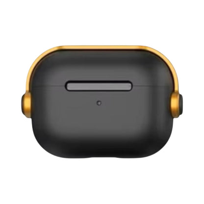 Estuche – Dabuna con simulación audífonos antishock Negro/amarillo para AirPods Pro 1 y 2