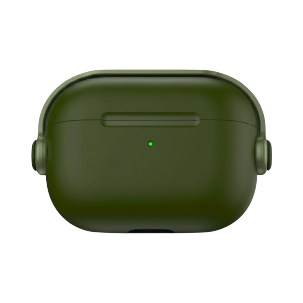 Estuche – Dabuna con simulación audífonos antishock verde para AirPods Pro 1 y 2