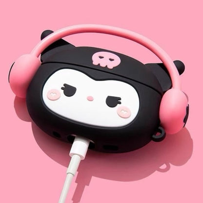 Estuche – Kuromi con Audífonos para AirPods Pro 1 y 2