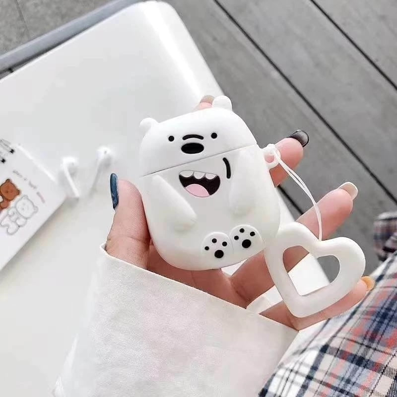 Estuche - Oso escandaloso para AirPods 1 y 2