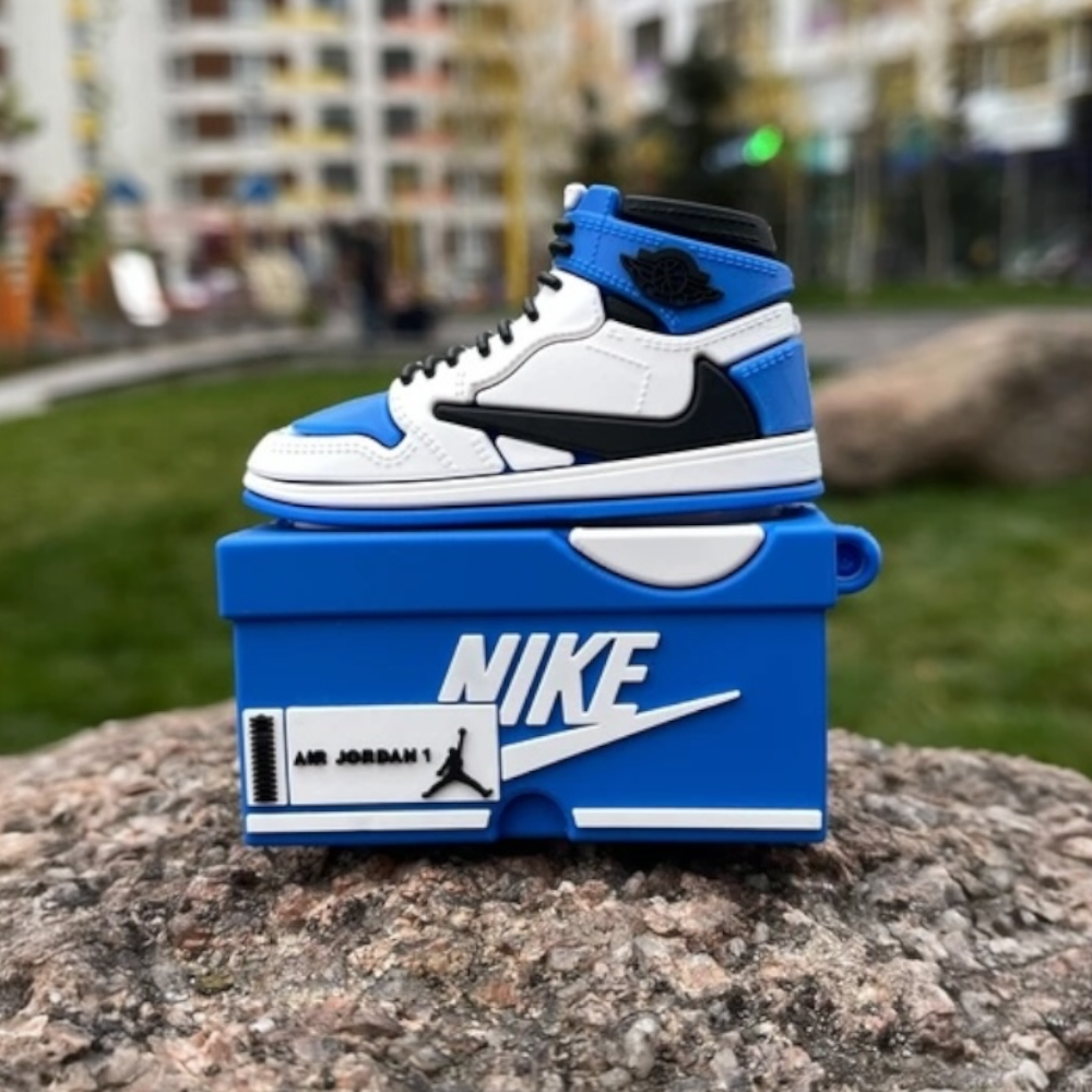 Estuche – Jordan Low Azul para AirPods Pro 1 y 2