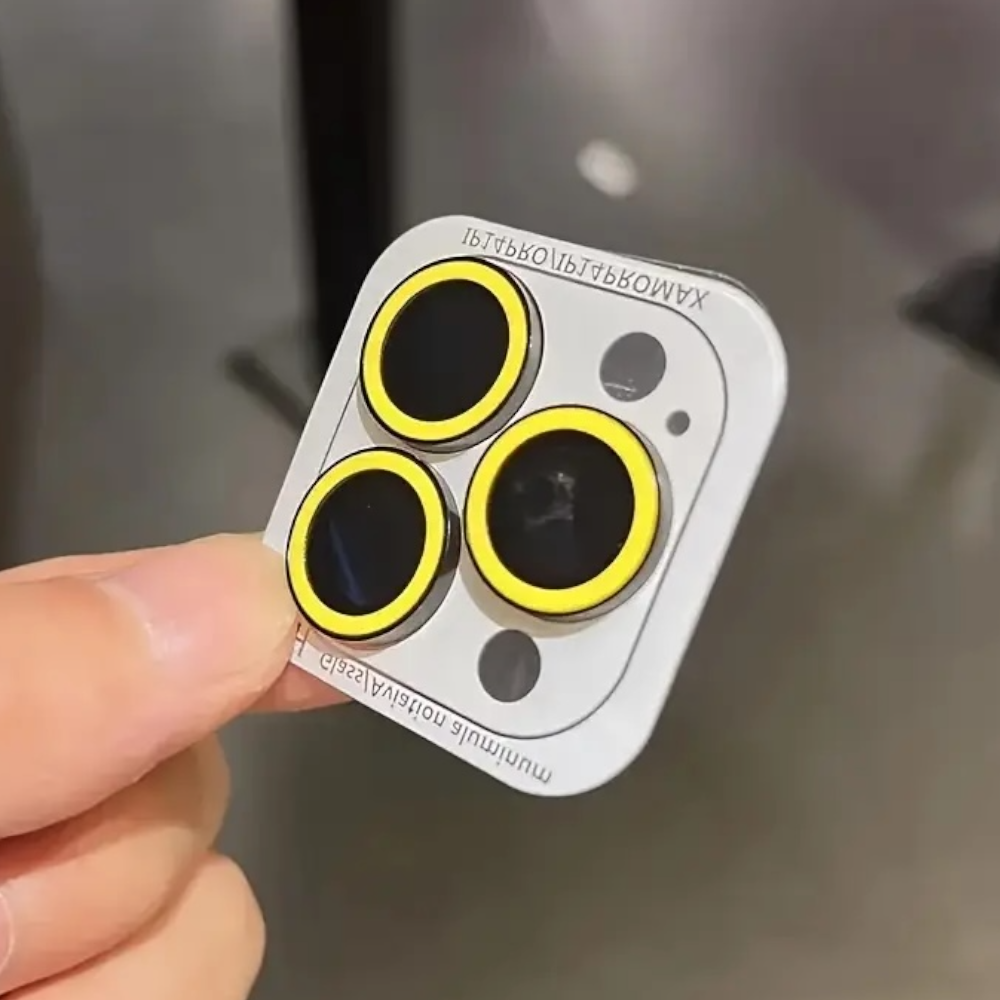 Protectores de cámara - Aros luminoso amarillo