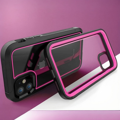 Estuche - Otter box Híbrido rosado para iPhone 12 normal