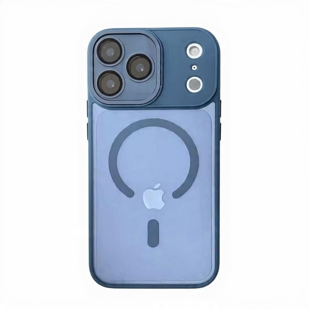 Estuche - Luxury Lens antishock azul para iPhone iPhone 17 Pro Max