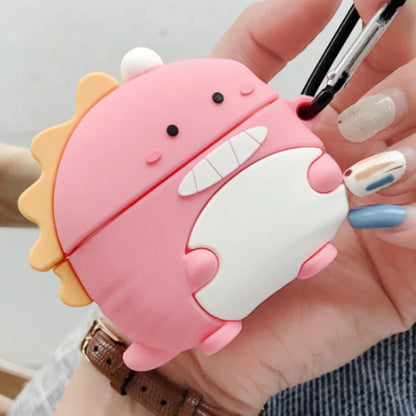 Estuche – Dino Rosado para AirPods Pro 1 y 2