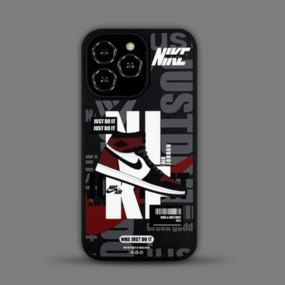 Estuche - Just do it Nike y Jordan para iPhone 13 normal