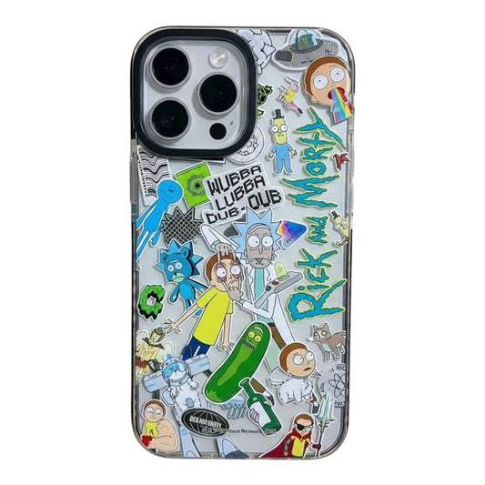 Estuche – Rick and Morty Stickers para iPhone 16 Plus