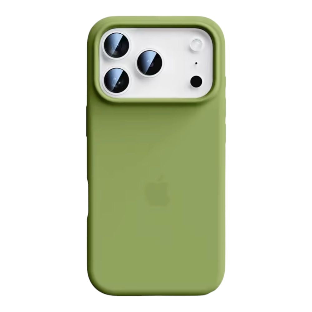 Estuche – Silicona Suave Verde para iPhone 17 Pro Max