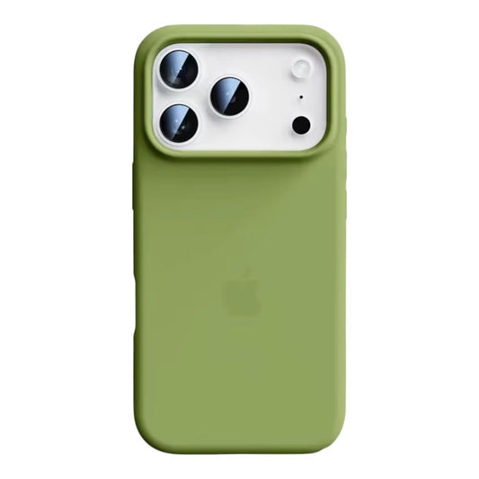 Estuche – Silicona Suave Verde para iPhone 17 Pro