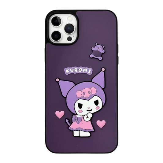 Estuche - Kuromi Cute para iPhone 15 plus