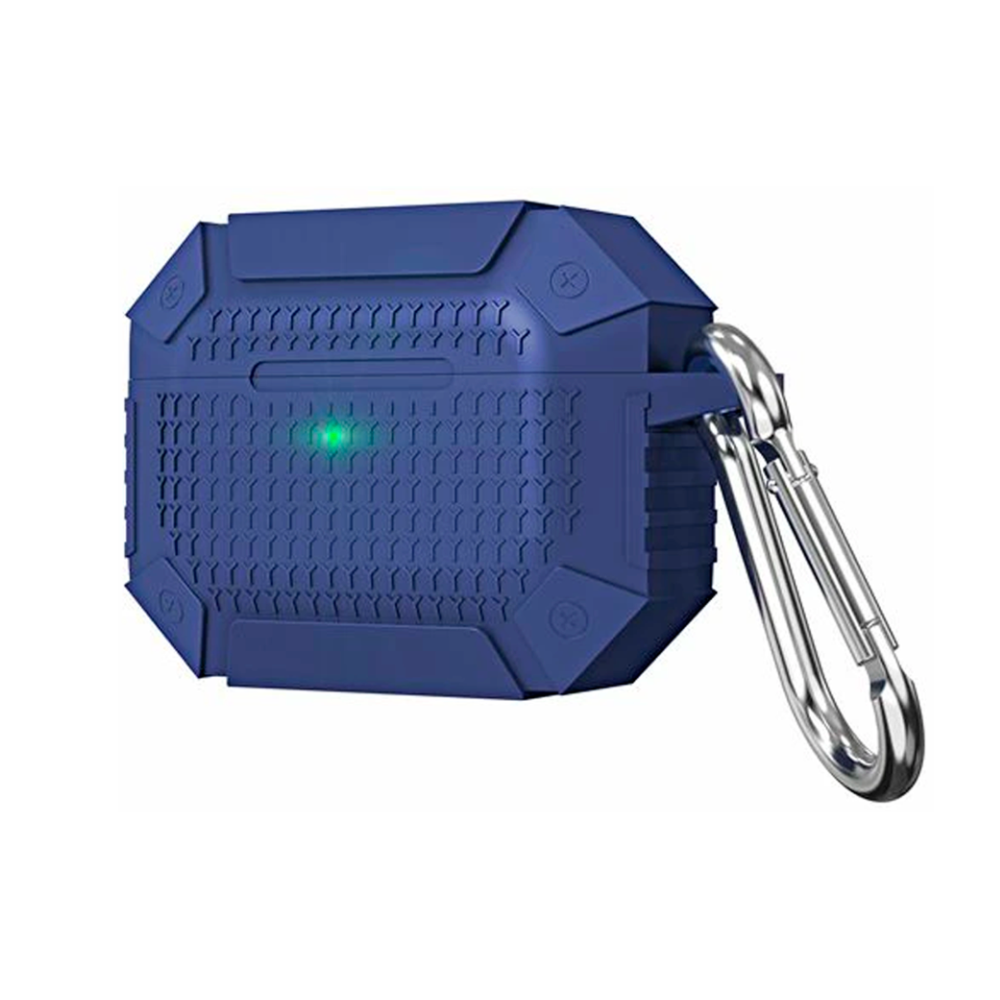 Estuche – Protector Antigolpes de Silicona Para AirPods Pro 1 y 2 Azul
