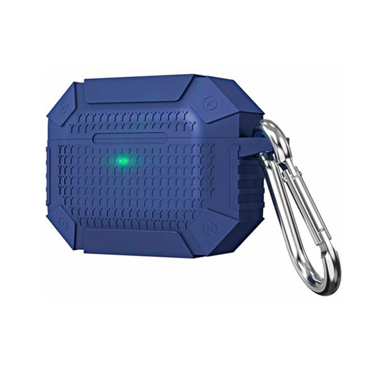 Estuche – Protector Antigolpes de Silicona Para AirPods Pro 1 y 2 Azul