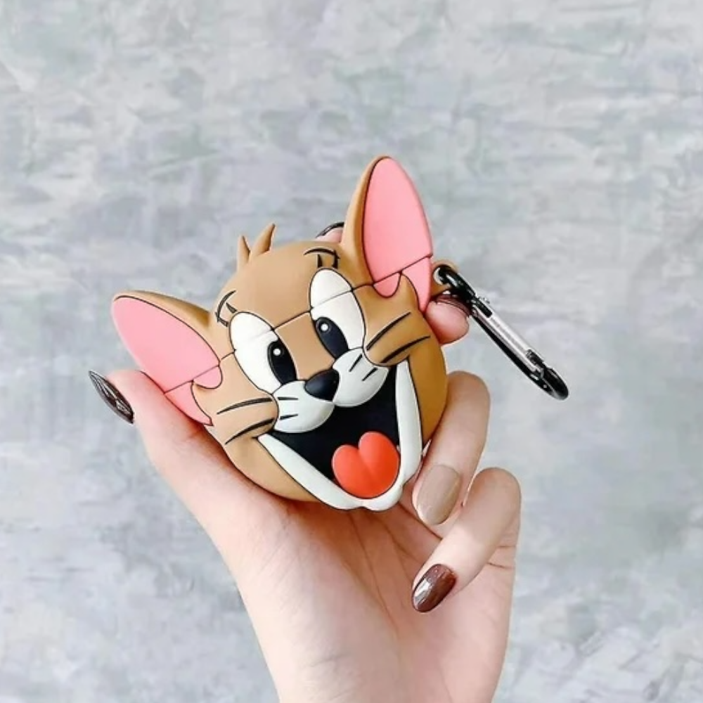 Estuche – Jerry Sonriente de Tom y Jerry para AirPods 1 y 2