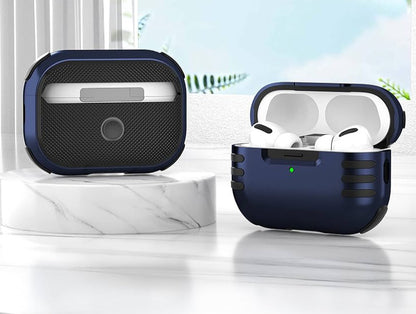 Estuche – Maxjoy Protective antishock azul  para AirPods Pro 1 y 2