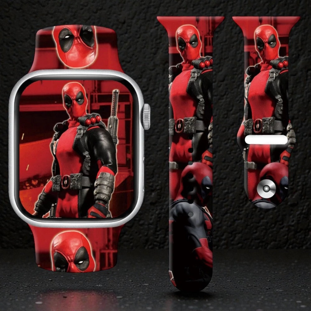 Pulsera - Deadpool de Marvel para Apple Watch