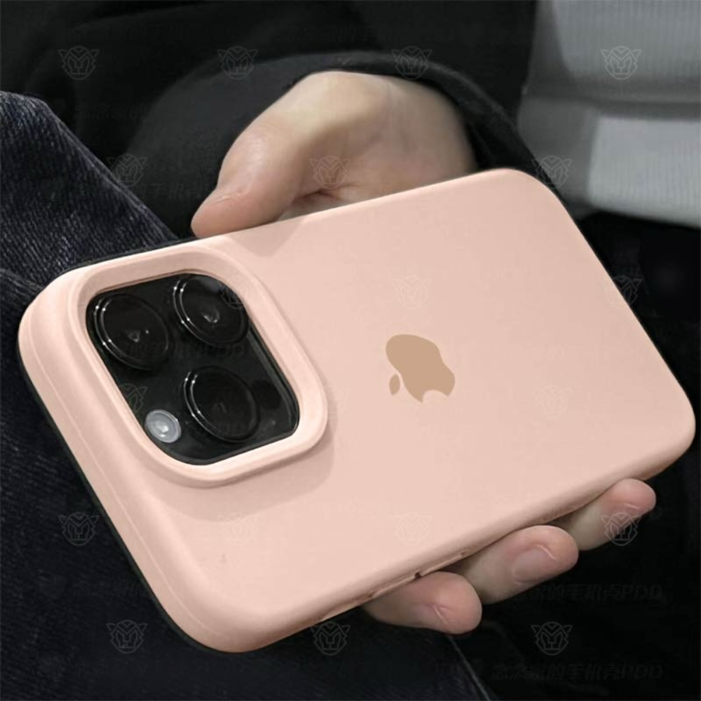 Estuche – Silicona Suave Rosado arena para iPhone 12 Pro