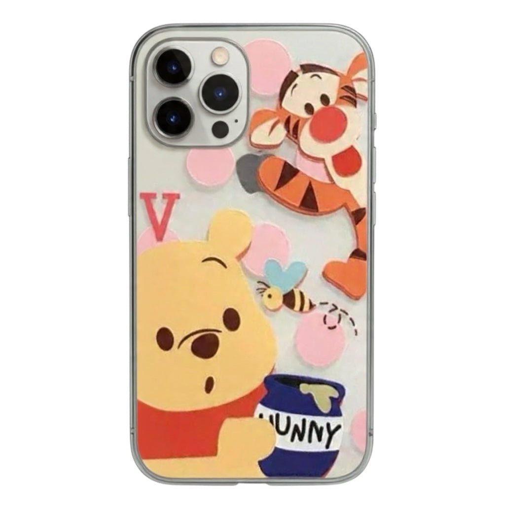 Estuche - Winnie Pooh y otros  para iphone 7/8/SE