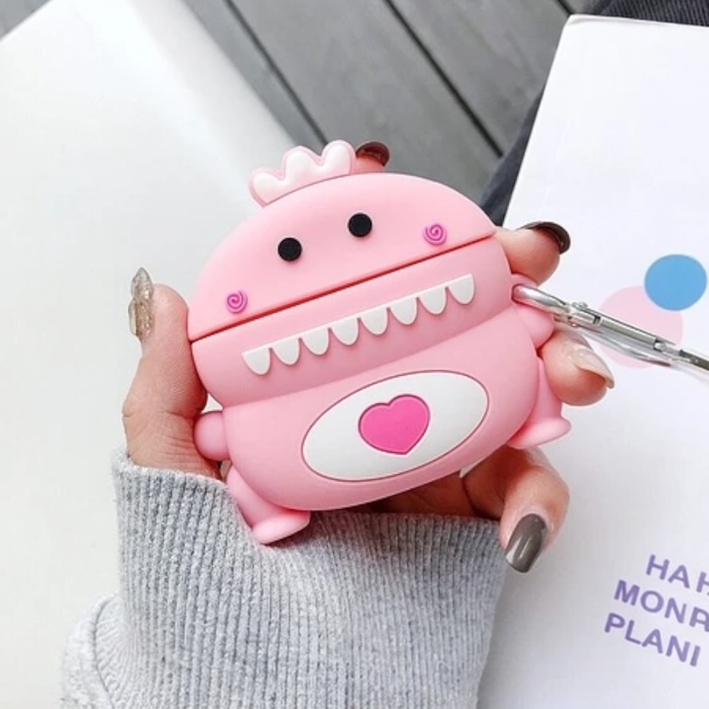 Estuche – Dinosaurio Rosado para AirPods 3