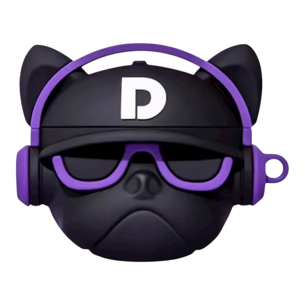 Estuche – Perrito Pug DJ para AirPods Pro 1 y 2