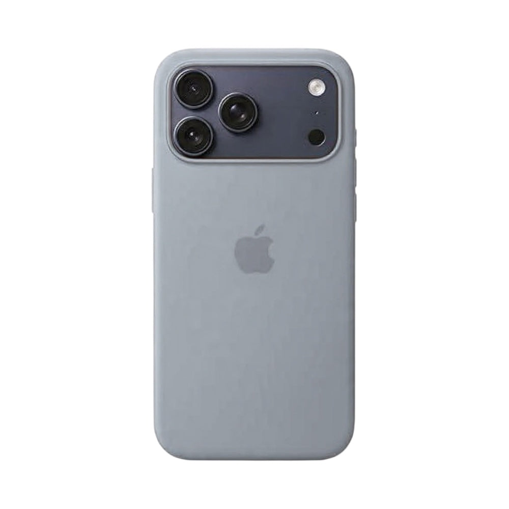 Estuche – Silicona Suave Gris Oscuro para iPhone 17 Pro Max