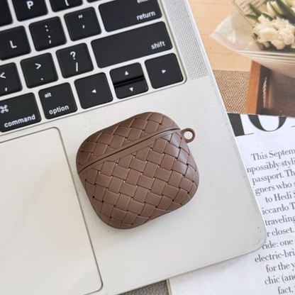 Estuche – Tejido marrón para AirPods Pro 1 y 2